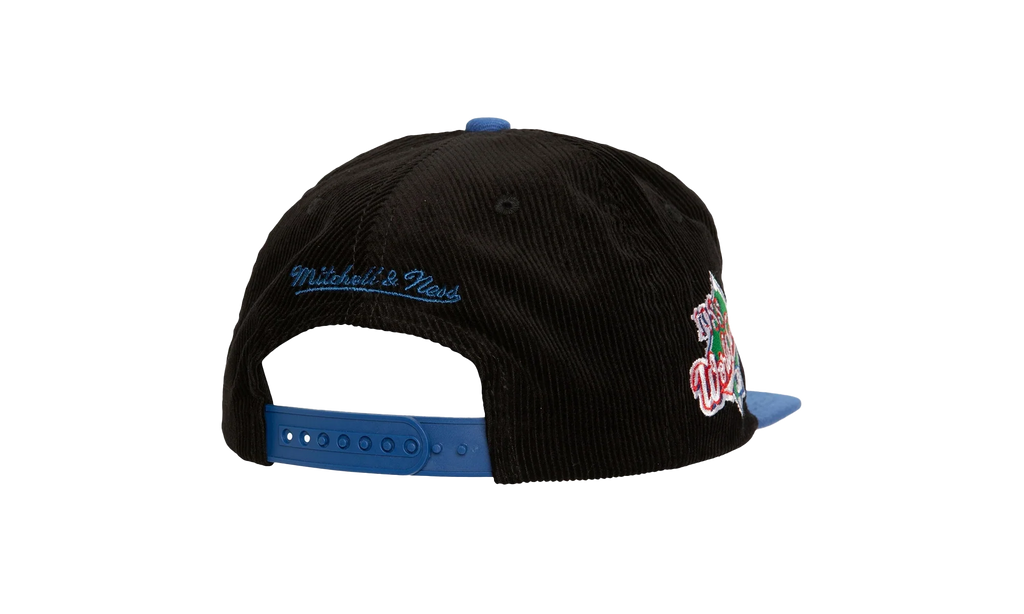 MLB Double Cord Deadstock Snapback Cap "Los Angeles Dodgers - Black" HM10166 LADBLCK