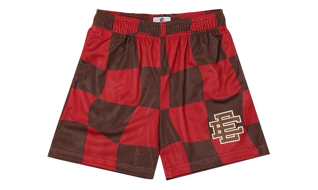 EE BASIC SHORT "SS23 - Red Chocolate Wavy Flag" EE710