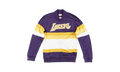 NBA Front Stripe Full Zip Sweater "Los Angeles Lakers - Purple" SWTRAJ18024 LALPURP