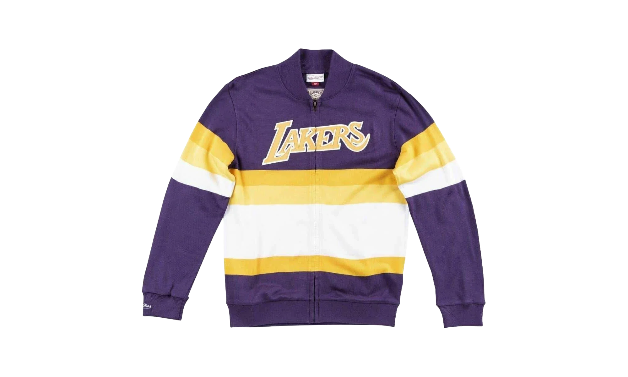NBA Front Stripe Full Zip Sweater "Los Angeles Lakers - Purple" SWTRAJ18024 LALPURP