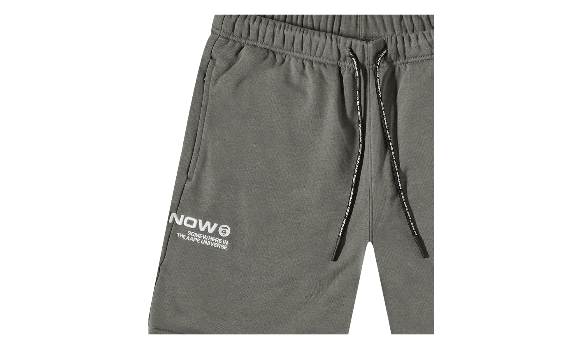 AAPE Embroidered Sweat Shorts "Cool Grey" 897FF6A8