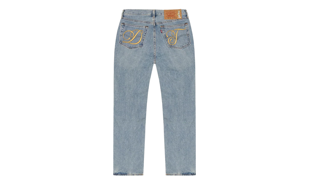 DT Metallic Gold Script 501 "Light Wash" DT397