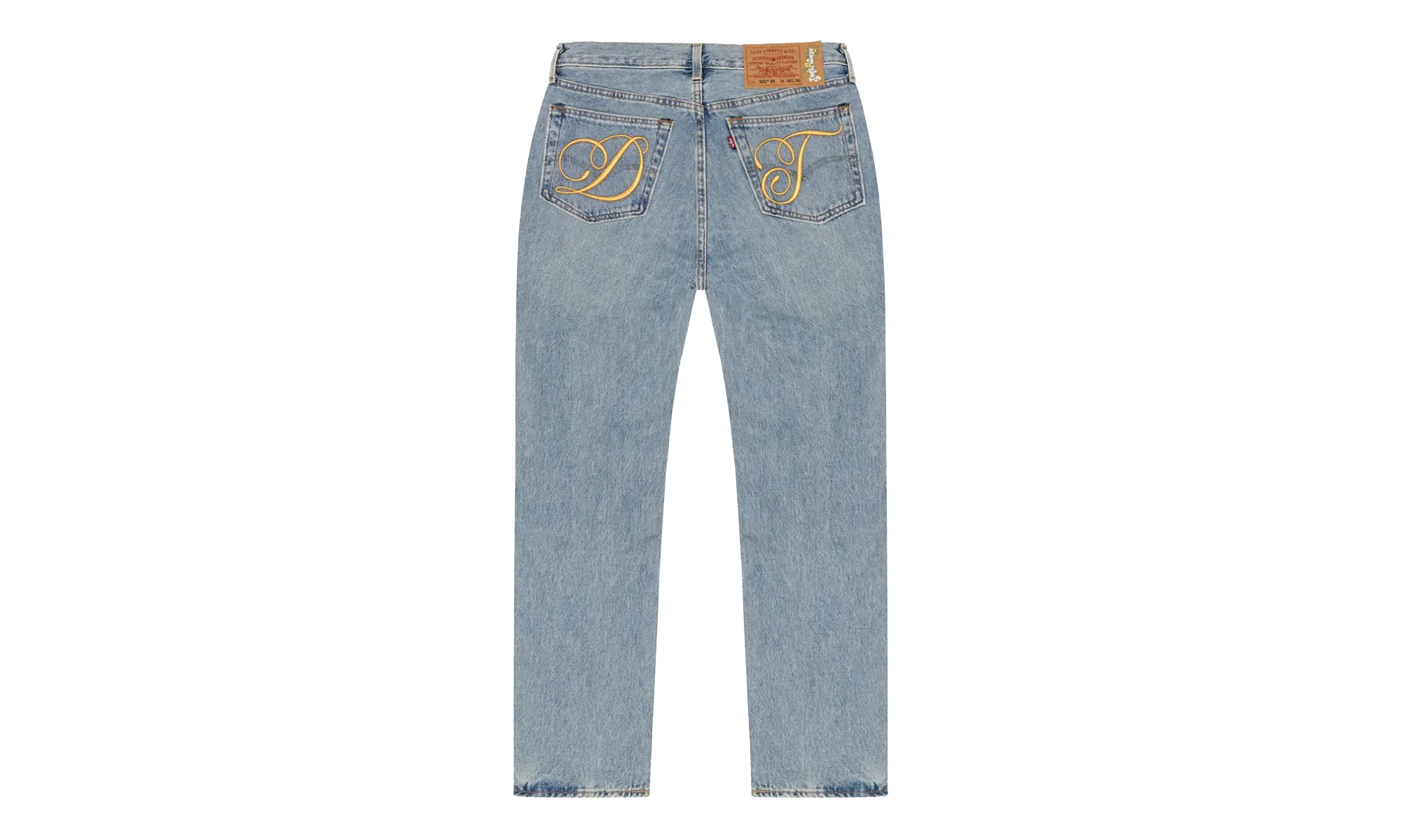 DT Metallic Gold Script 501 "Light Wash" DT397