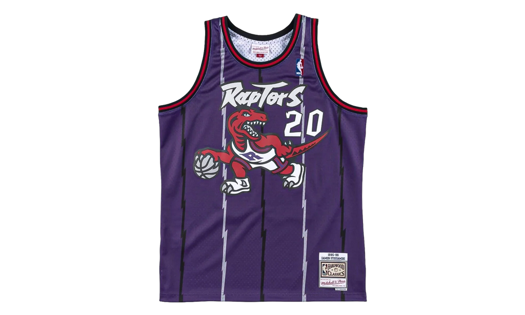 Toronto Raptors Damon Stoudamire Swingman Jersey "1995 - 96 Away" B6335651