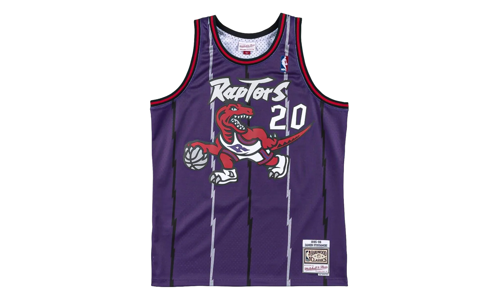 Toronto Raptors Damon Stoudamire Swingman Jersey "1995 - 96 Away" B6335651