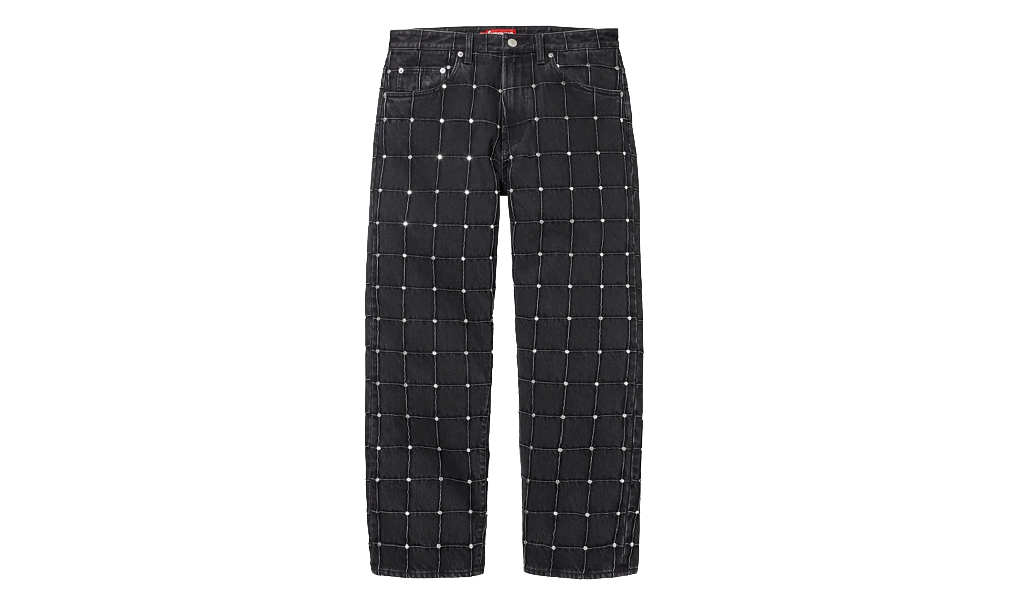 Studded Seam Loose Fit Jean "SS25 - Black" SU27217
