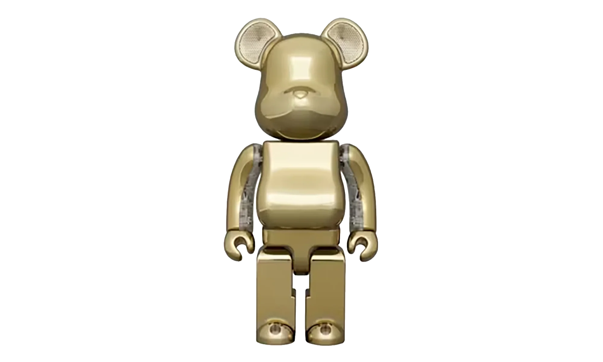 Gold Chrome BE@RBRICK Speaker "400% Portable Speaker" MEDI3075