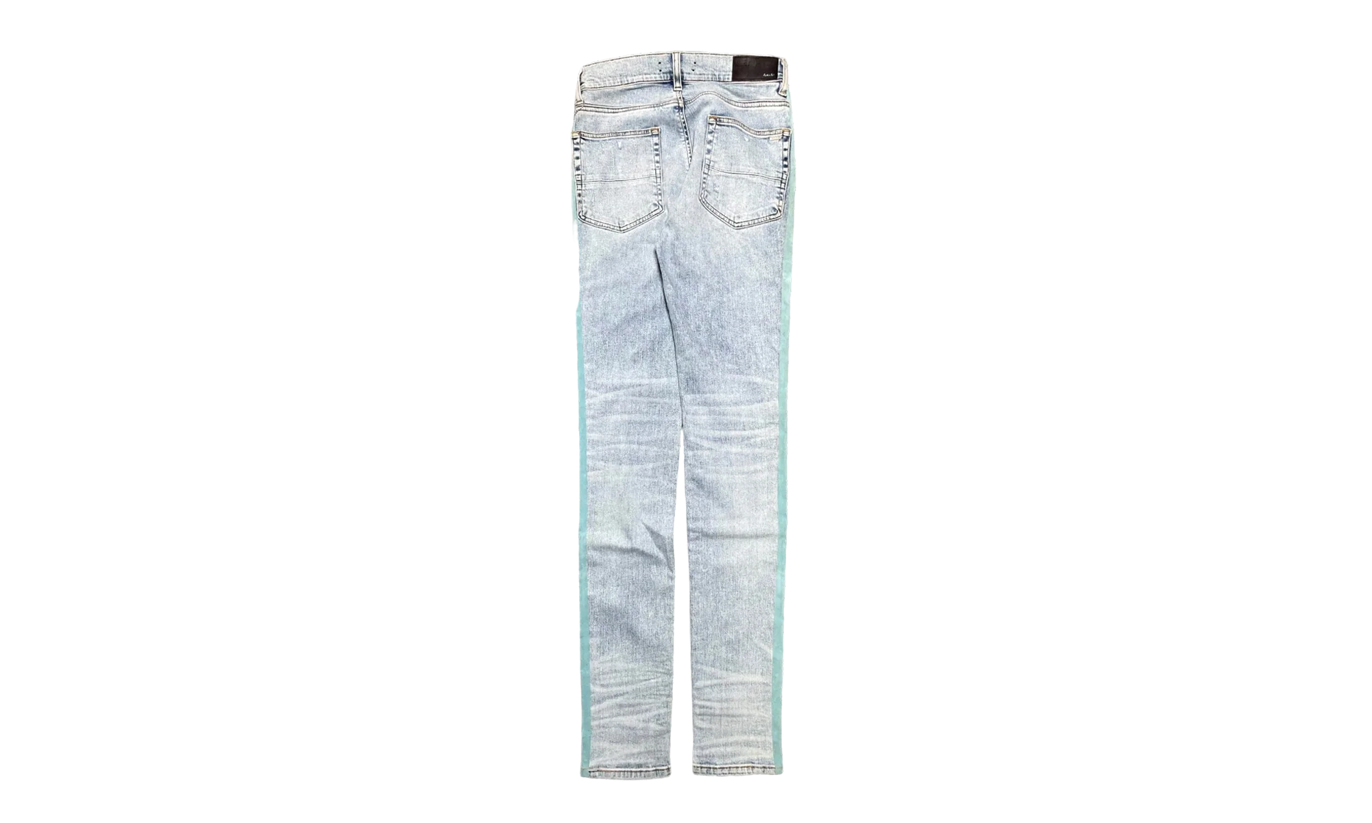 Flocked Track Jeans "Vintage Light Indigo Teal" AFTJVLI