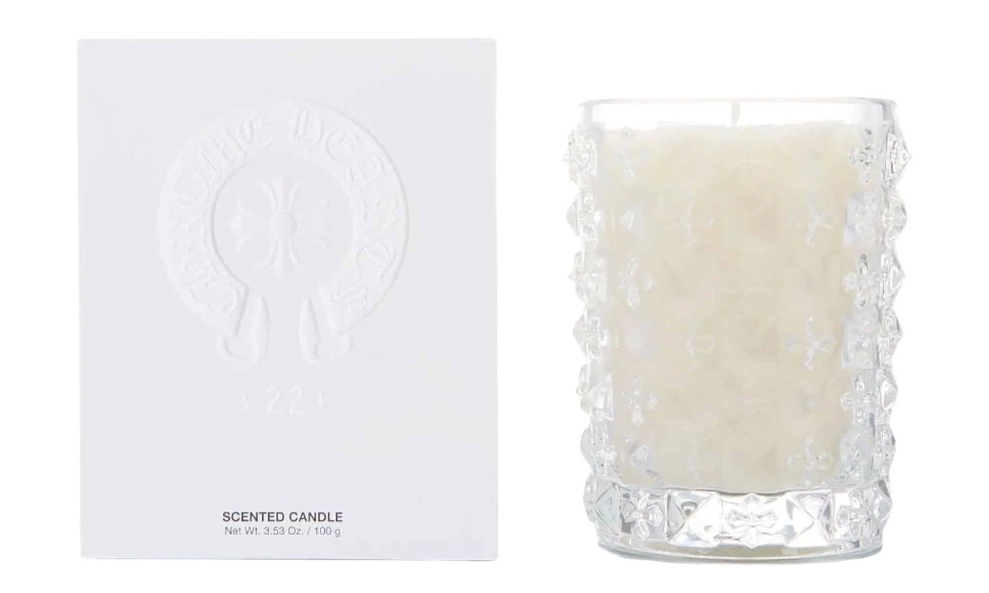 22 Scented Candle 100G "Crystal Candle Holder Included" CHRM1045