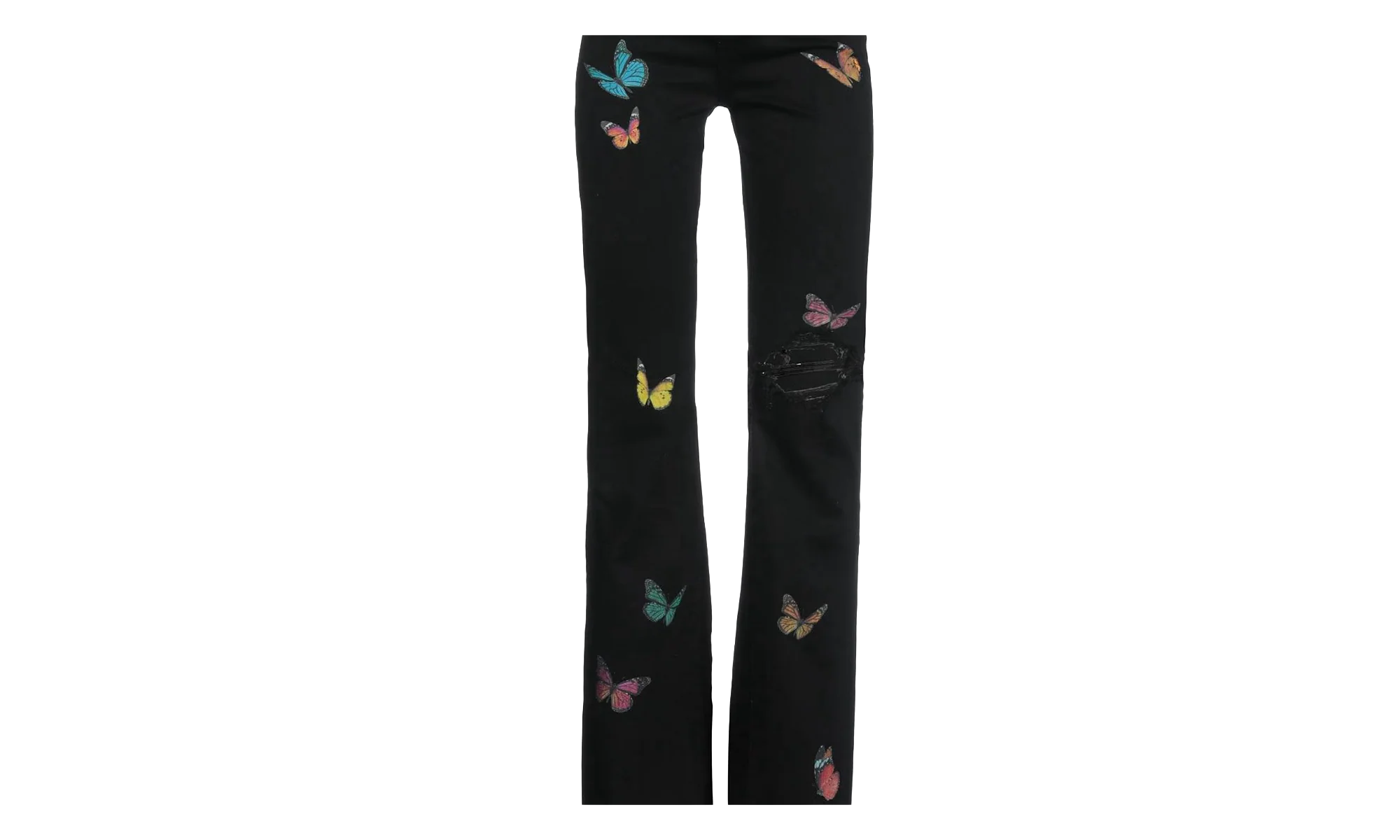 Butterfly Flare Broken Jeans "Black" Y0W01404SD BLK