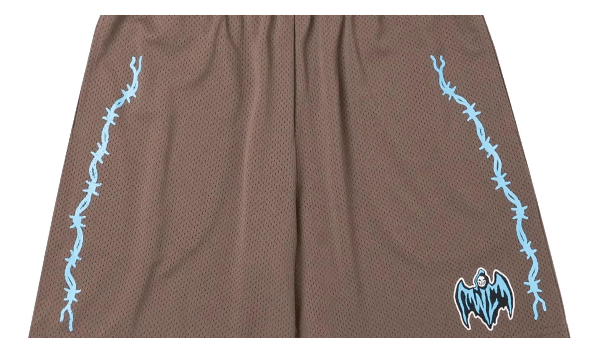 Bat Reaper Mesh Shorts "Brown" WLBRMSBLBLU