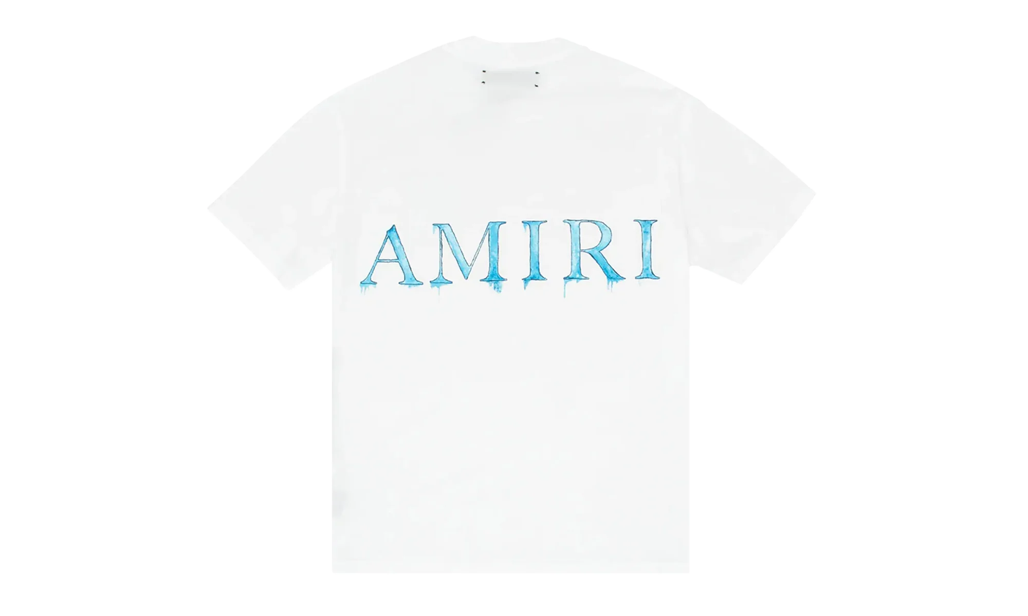Amiri Watercolors Short Sleeve Tee Shirt "White" AWSSTSW