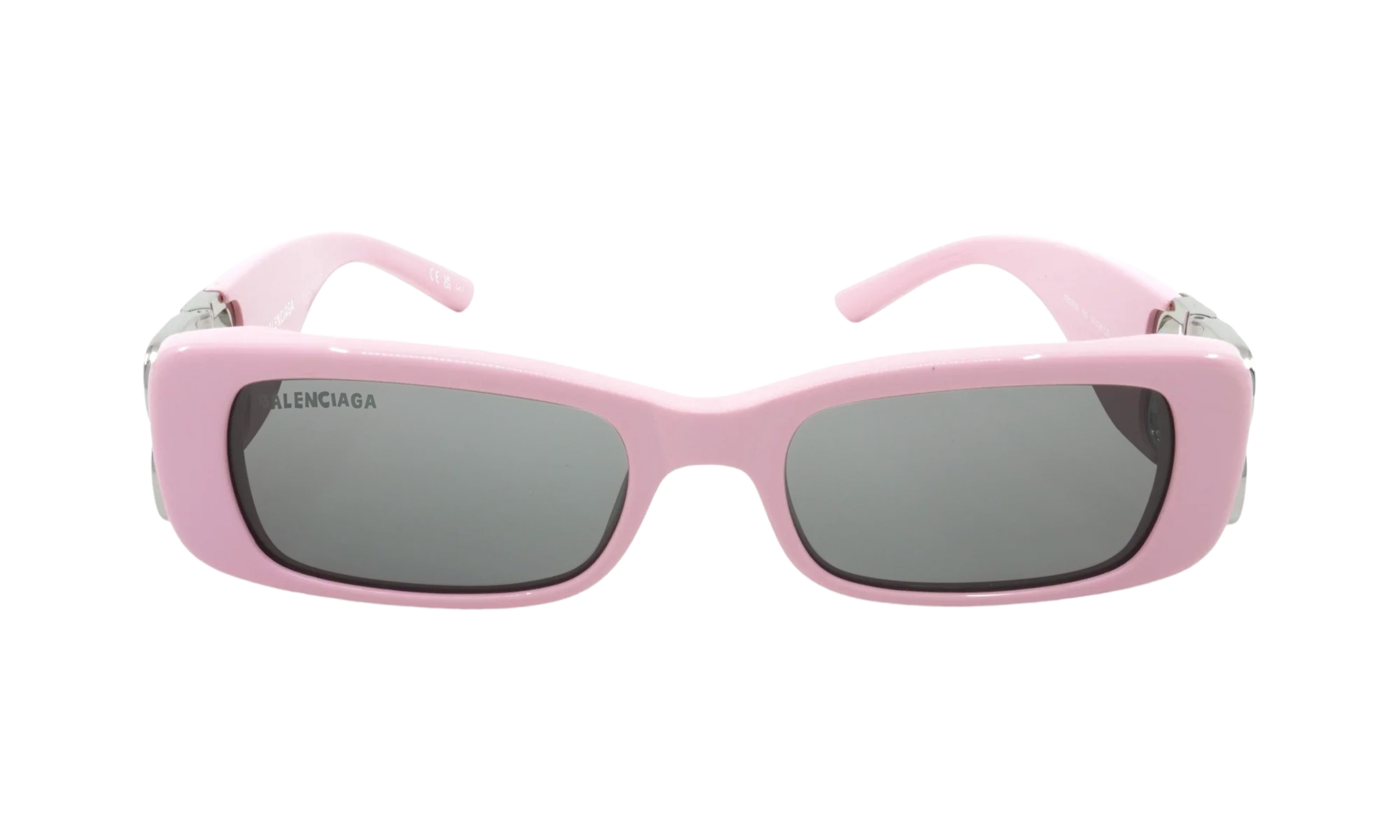 Rectangular Frame Sunglasses WMNS "Pink / Silver" BB0096S 012