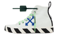 OFF-WHITE Vulcanized Mid Top "White Blue Arrow" 222607M236010
