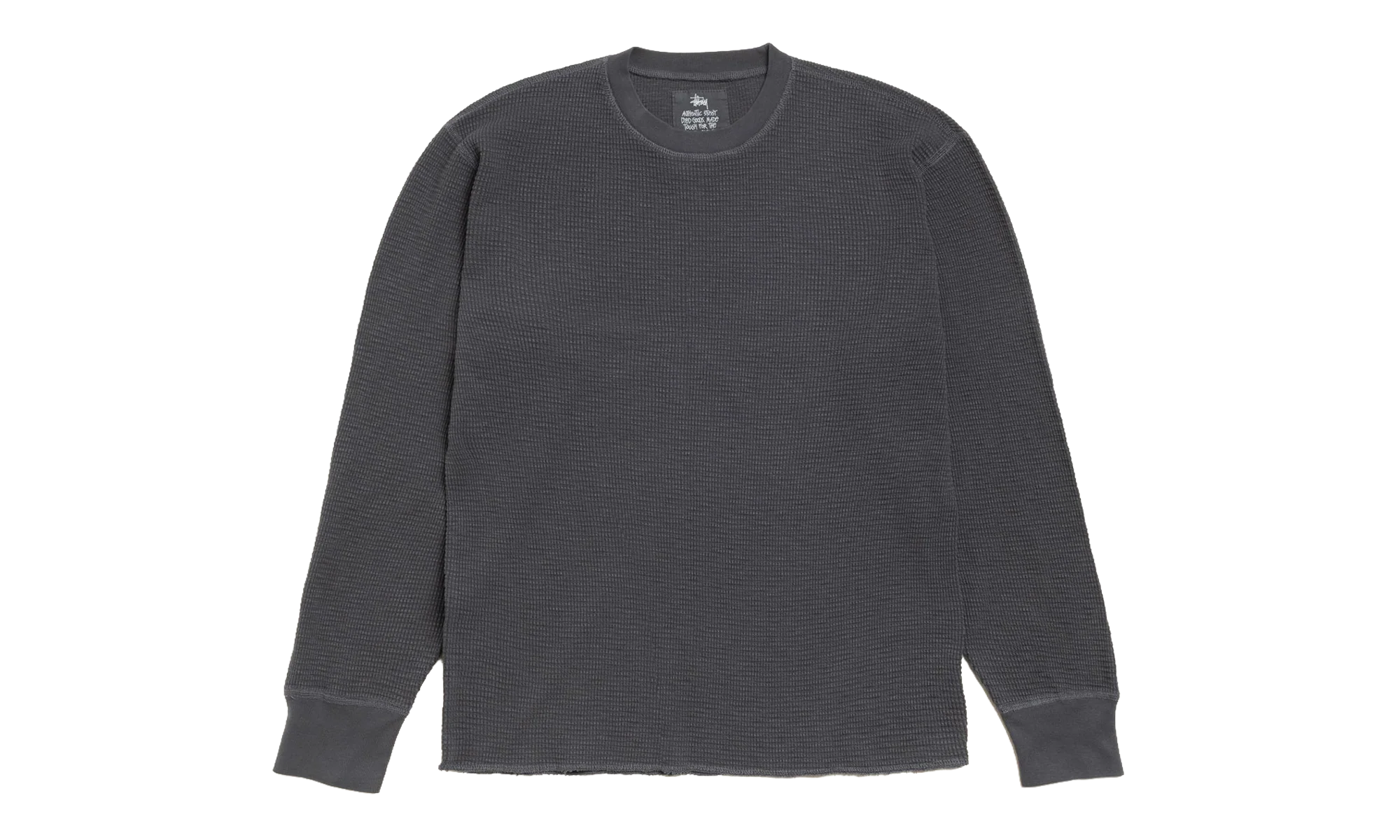 PIGMENT DYED LS THERMAL "Faded Black" STUS405