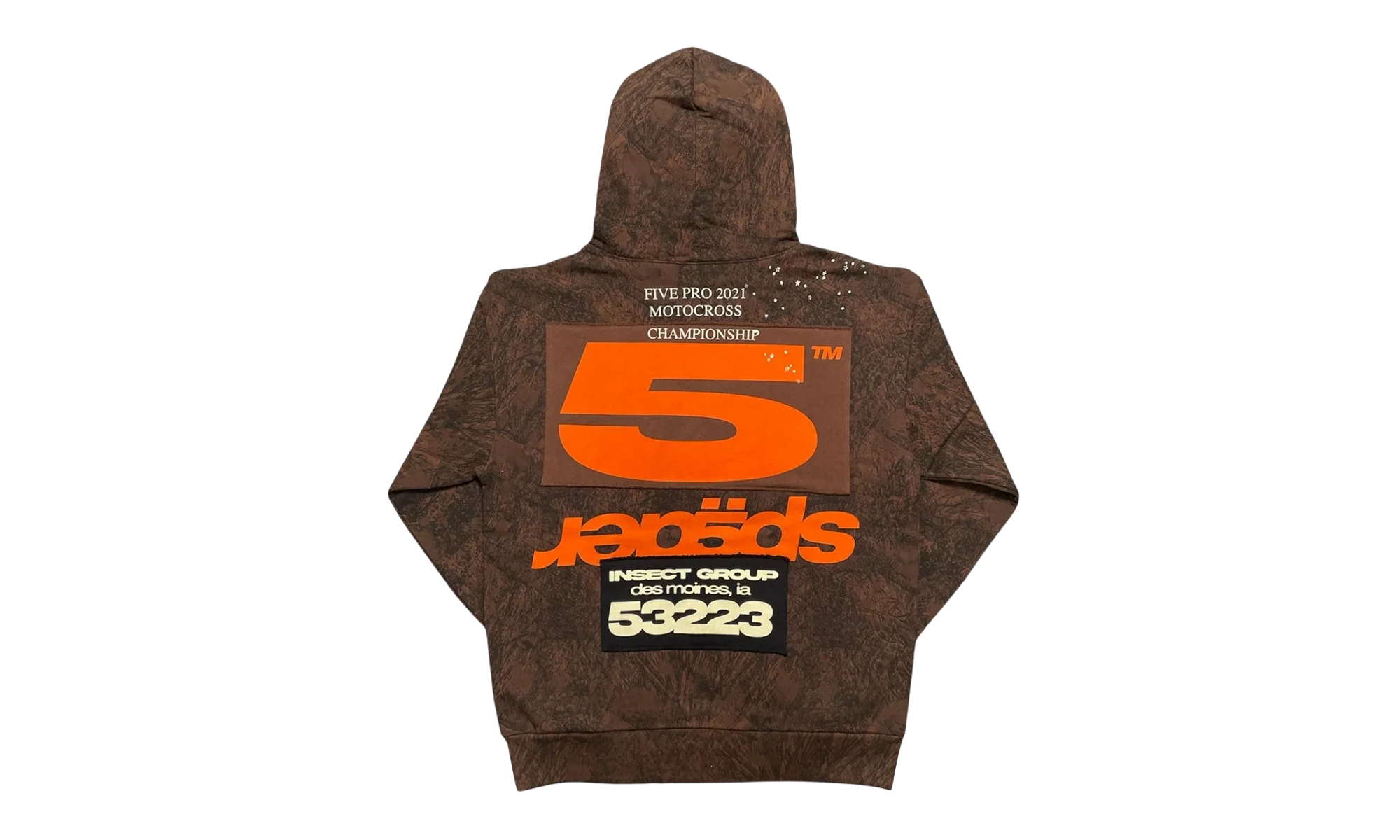 T&F Tree Hooded Sweatshirt "Brown / Camo" SP5der318