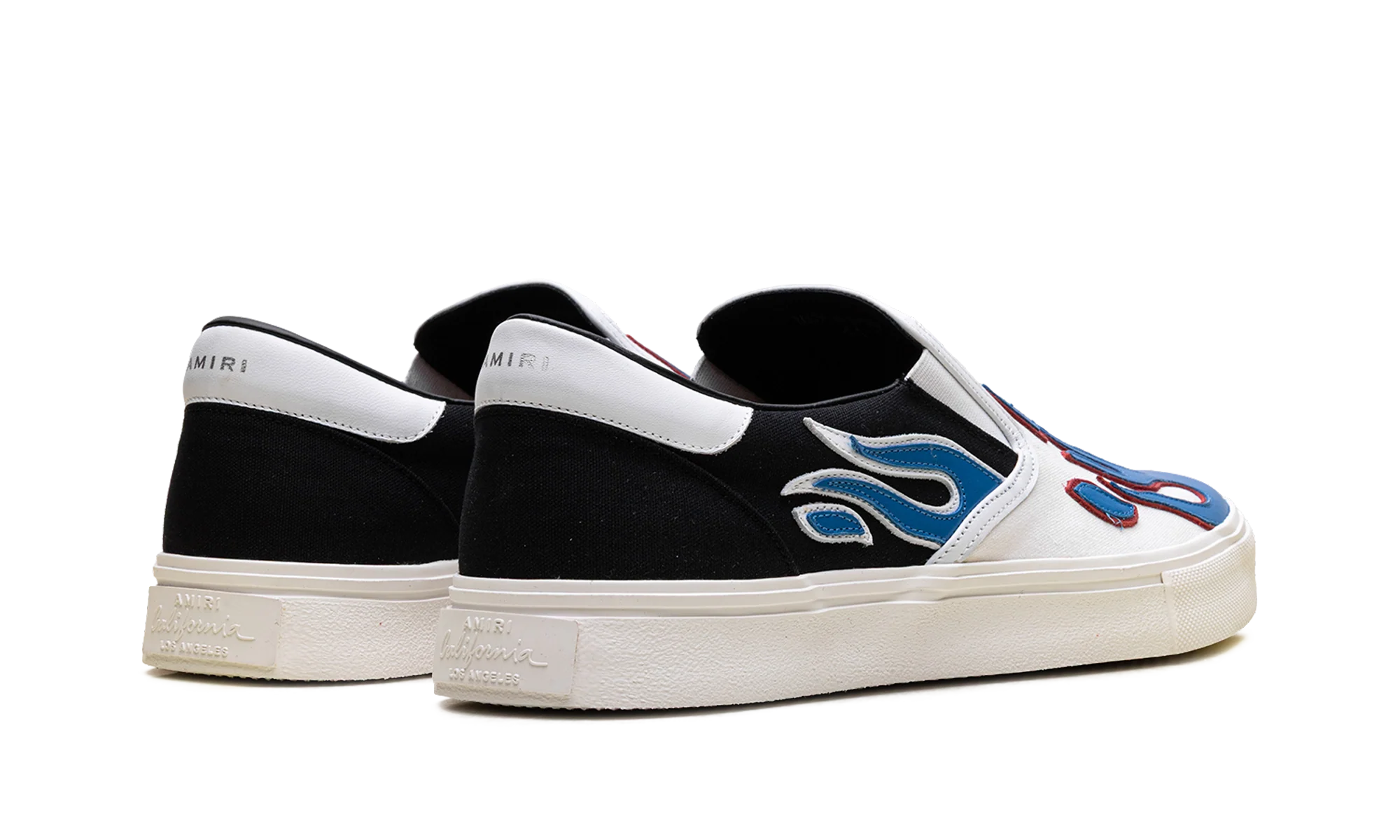 Slip On Sneakers "Flame - Black White Blue" S0F23149CL BWB