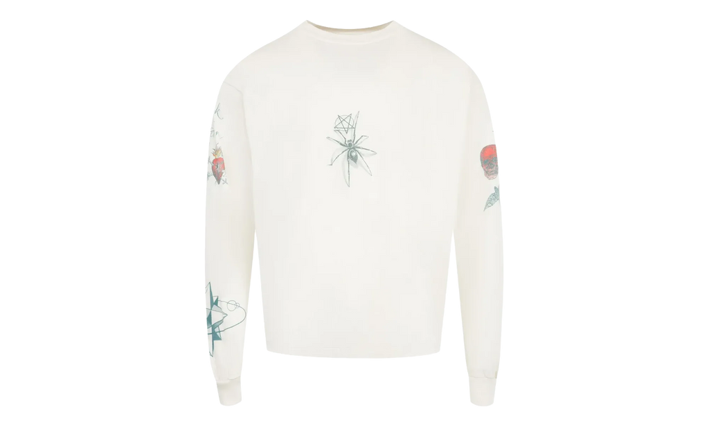 Dr. Woo Tattoo Long-Sleeve Tee "White" SM HR1 0000 C29
