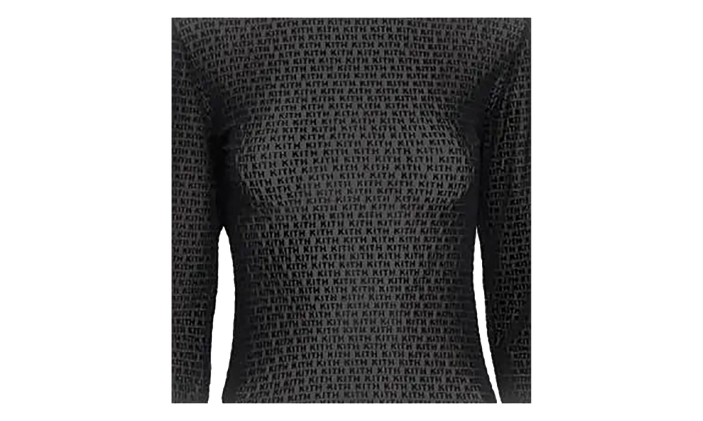 Monogram Velvet Bodysuit WMNS "Black" KITH127