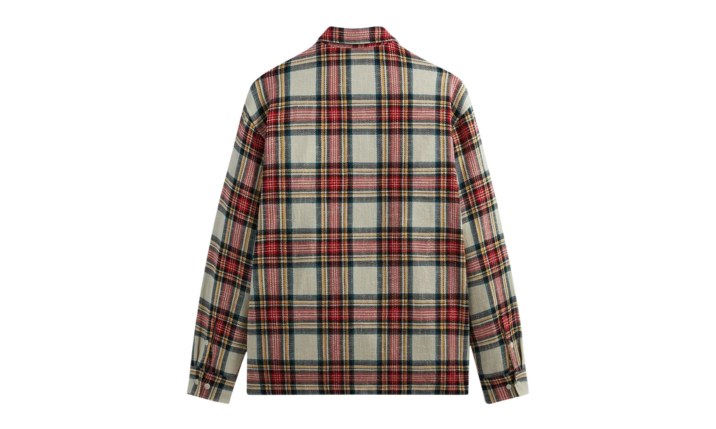 Plaid Boxy Collared Overshirt "Fame" KHM031333 678