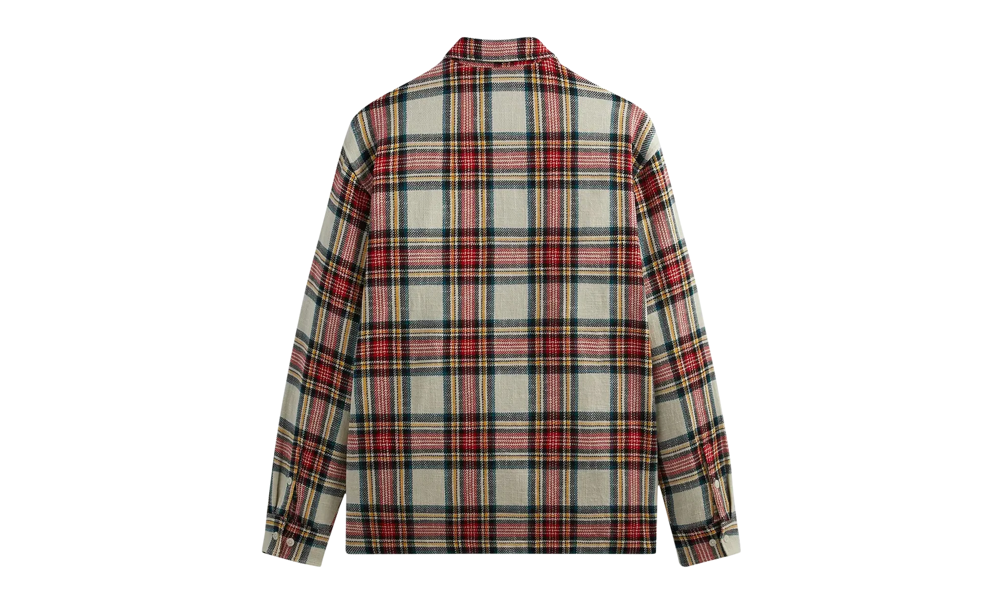 Plaid Boxy Collared Overshirt "Fame" KHM031333 678