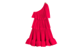 ASYMMETRIC LAYERED SHORT DRESS "Red" RW DR0024 4778 A23 594