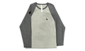 Henley Baseball 3 Cross Patch Longsleeve T-Shirt "Grey" CHRM1137