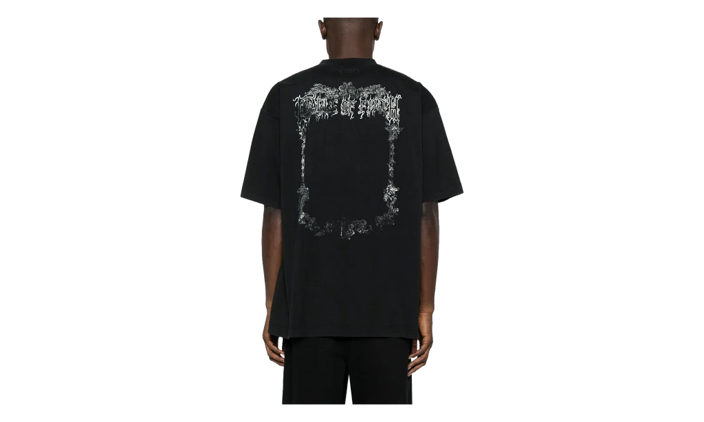 Craddle of Butterfly Oversized T-Shirt "Washed Black" UCF76TR800B WASH