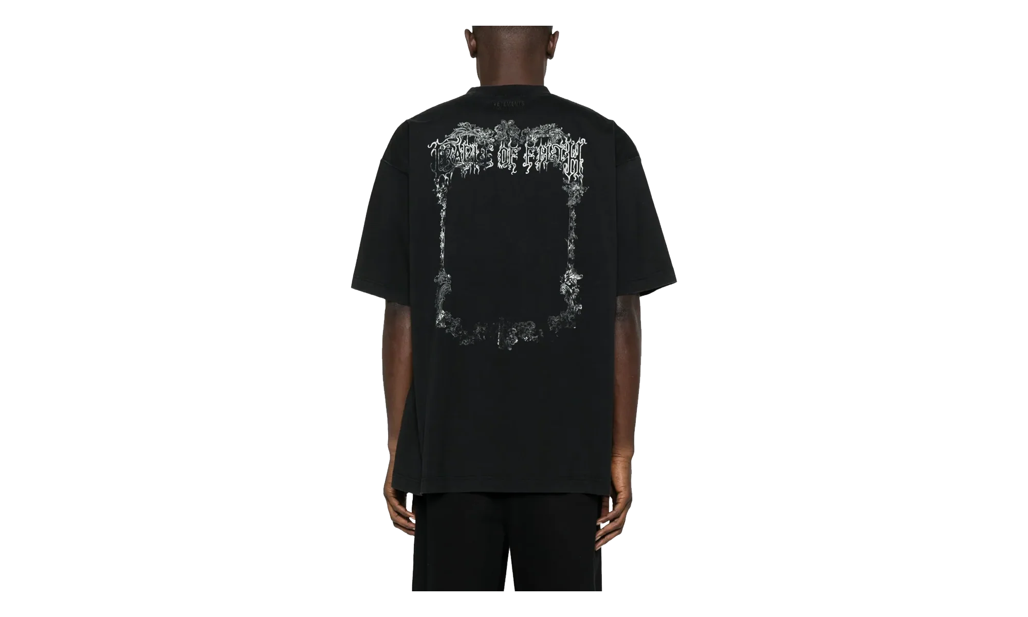 Craddle of Butterfly Oversized T-Shirt "Washed Black" UCF76TR800B WASH