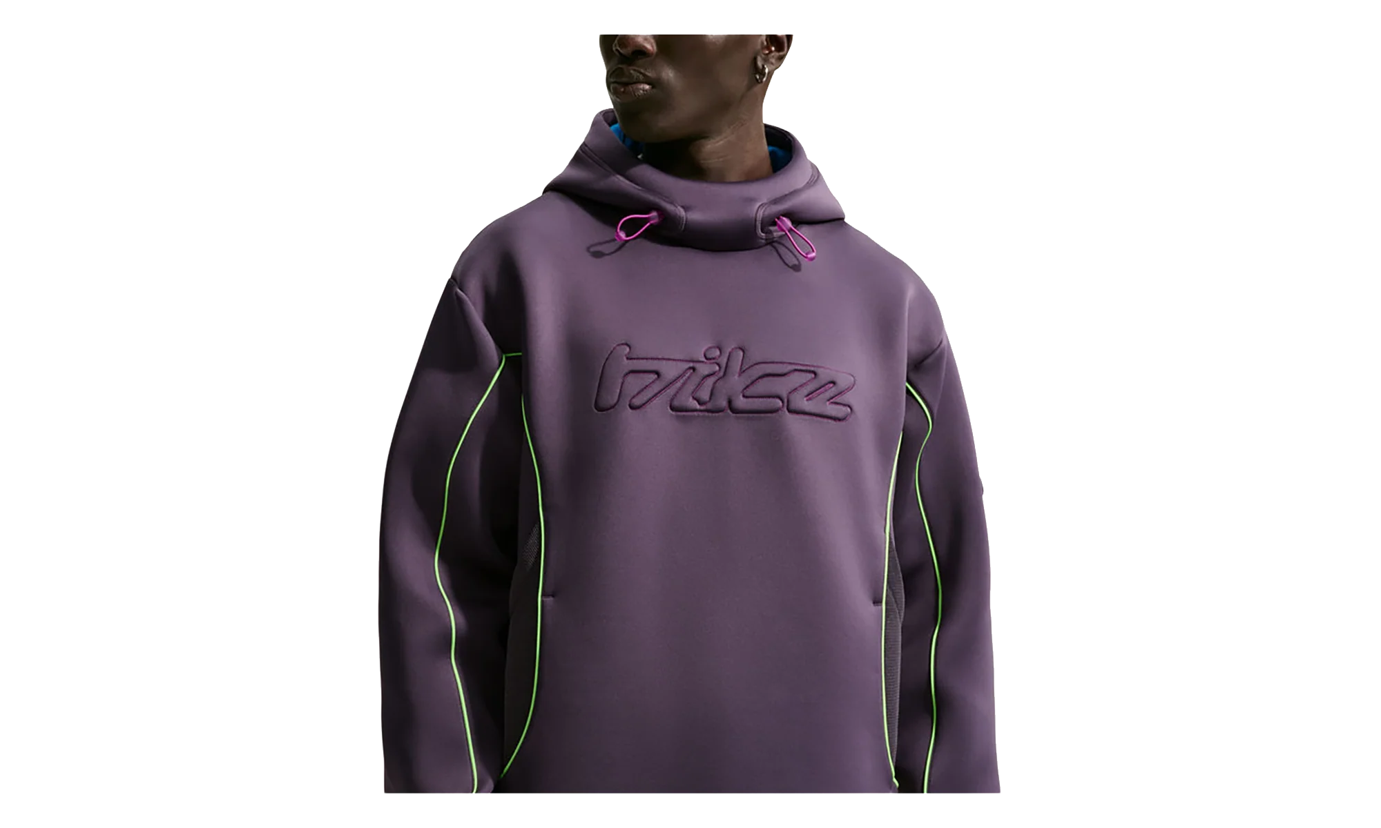 Project F.R.O.G. Bubble Mesh Pullover Hoodie "Dark Raisin" IF1296 573