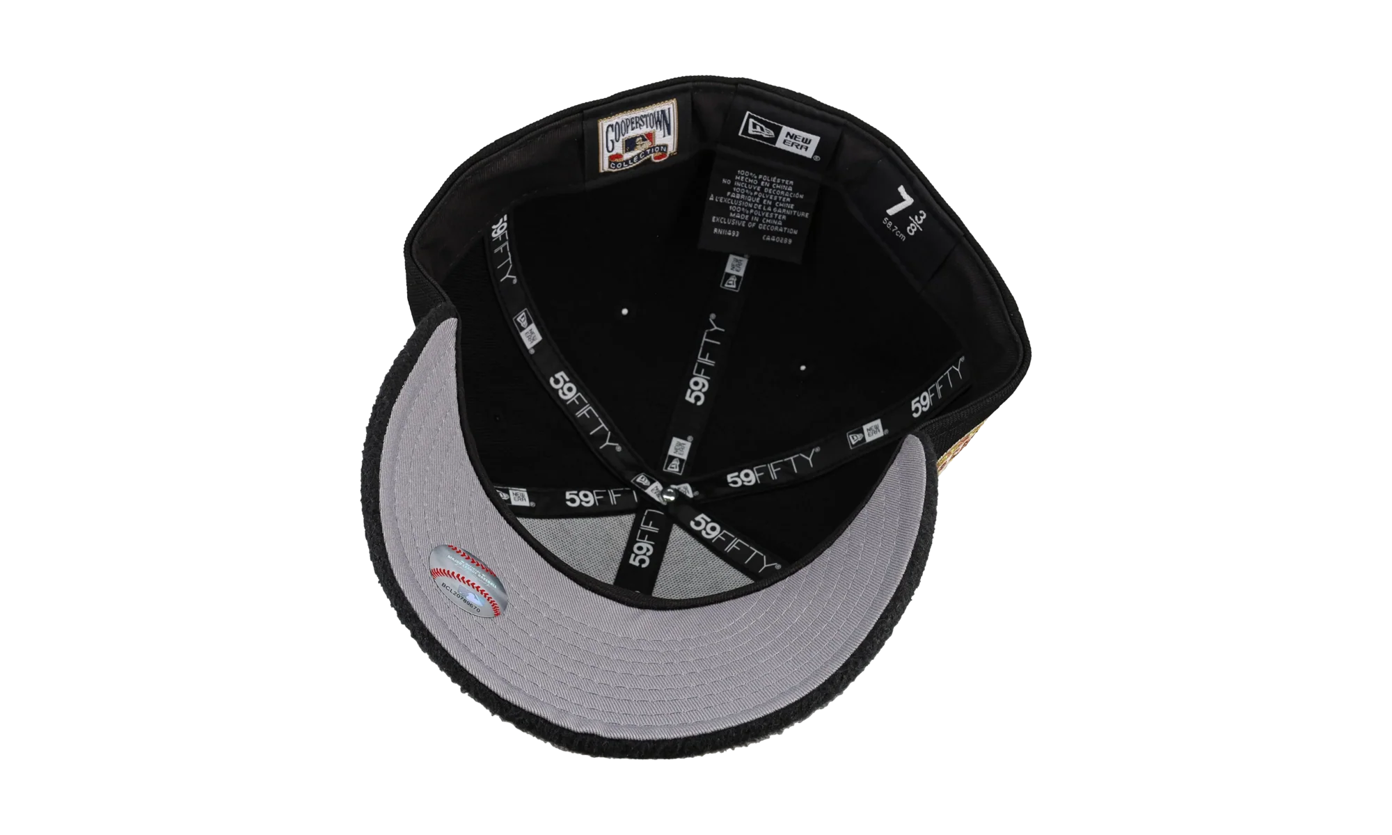 59FIFTY New York Yankees 1936 World Series Fitted Hat "Black / Winterized - Visor" NE222