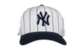 9FIFTY New York Yankees Pinwheel A Frame Snapback Hat "White / Navy" NE325