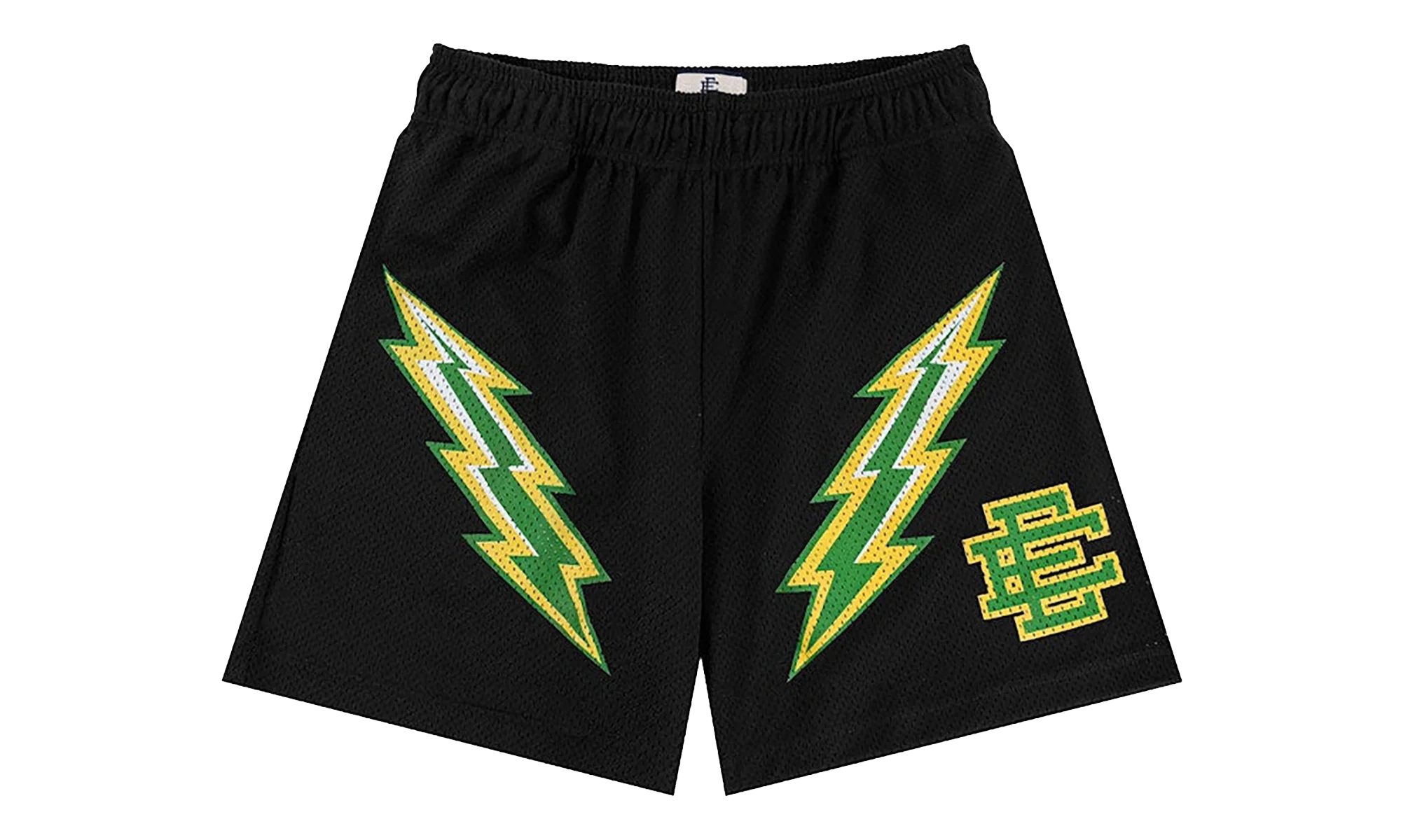 EE BASIC SHORT "SS24 - Black/Green Bolt" EE692
