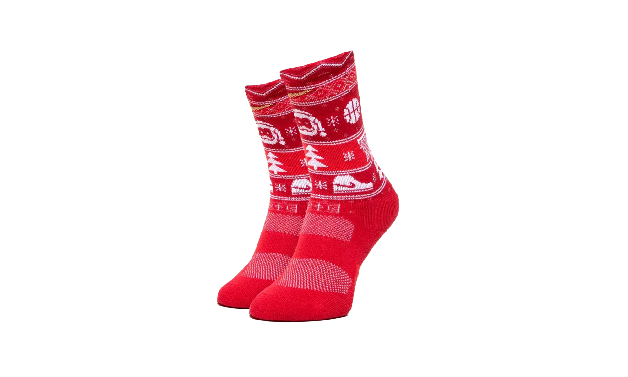 ELITE CHRISTMAS CREW SOCKS GYM "Red/White/Club Gold" SX7866 687