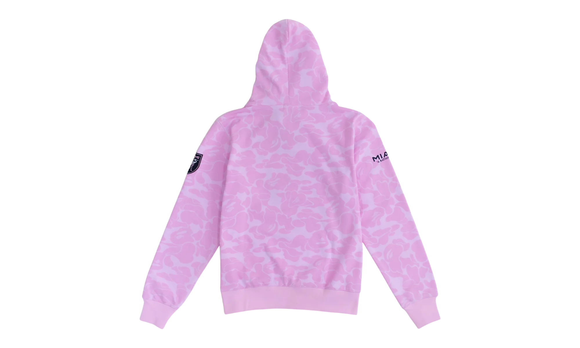 BAPE x Inter Miami CF Camo Pullover Hoodie "Pink" BIMCFCPHSP