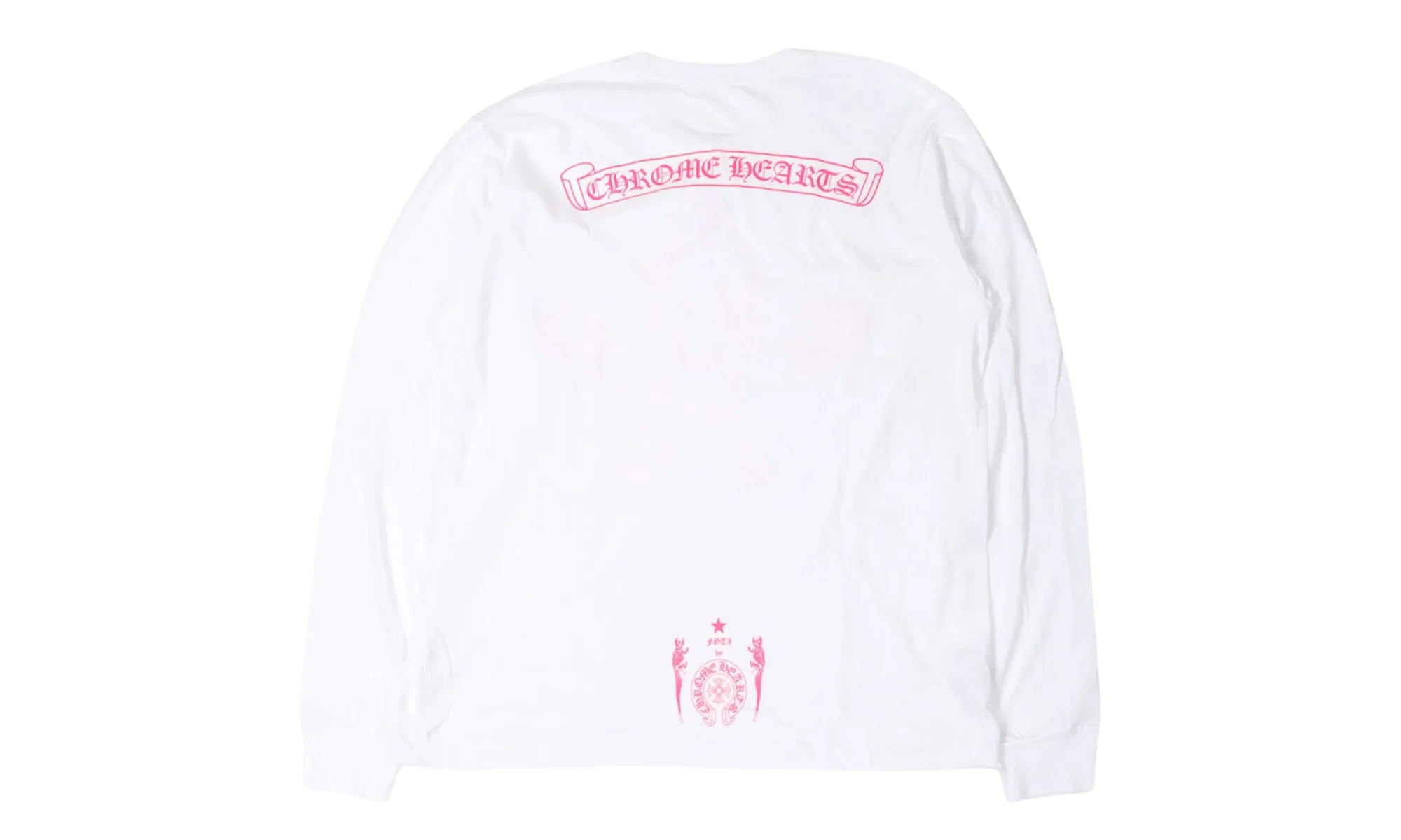FOTI Long Sleeve T-Shirt "White / Neon Pink" CHRM0918