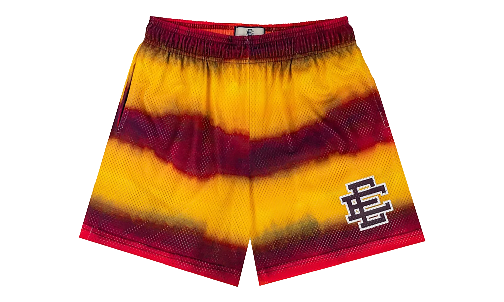 EE BASIC SHORT "SS24 - Yellow/Red Stripe" EE550