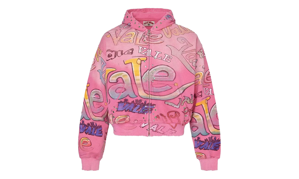 Bubblegum Zip Up Jacket "Pink" VAL173