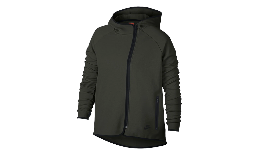 Tech Fleece Full Zip Cape Hoodie WMNS "Olive / Black" AH3969 355
