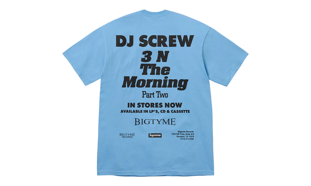 DJ Screw SUC Tee "SS26 - Blue" SU27362