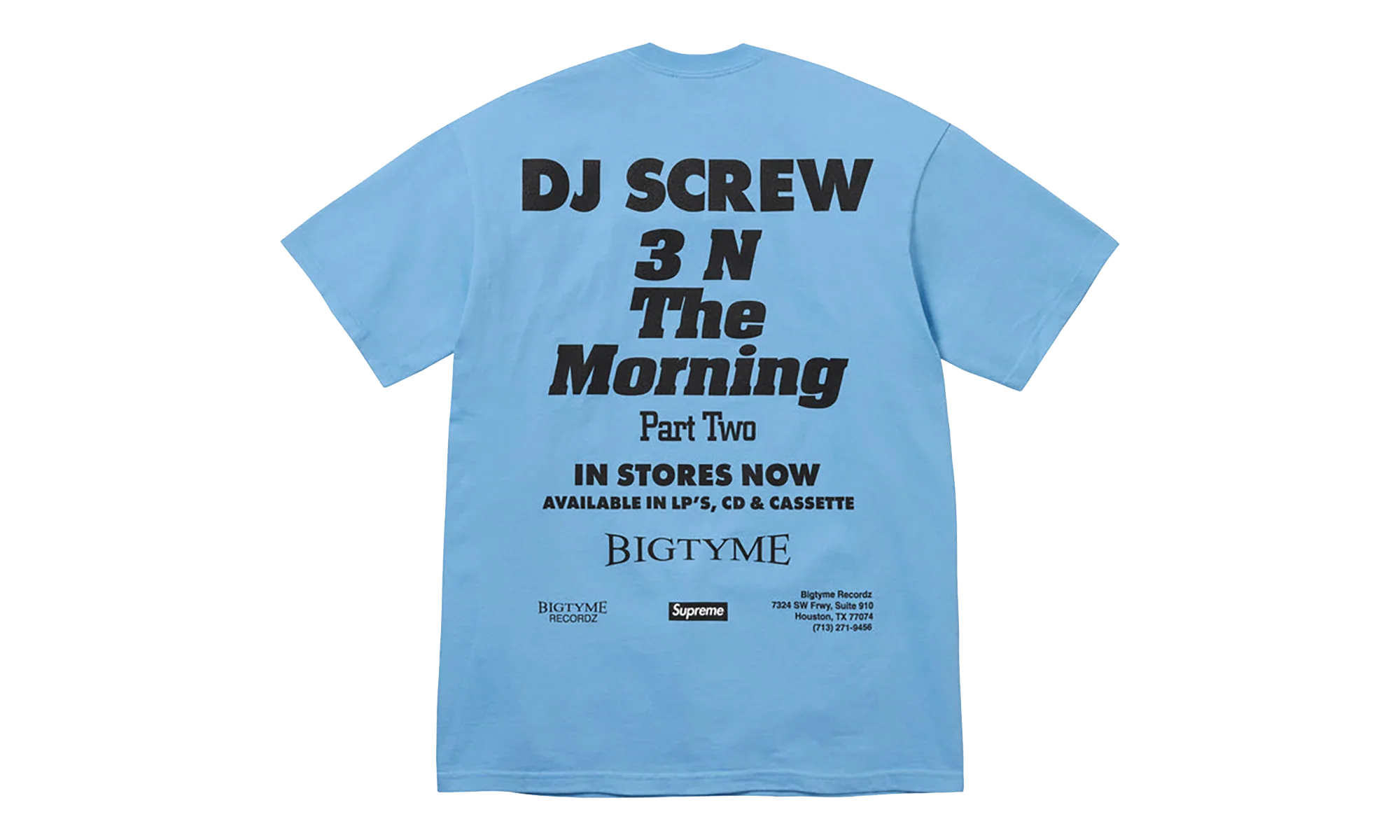 DJ Screw SUC Tee "SS26 - Blue" SU27362