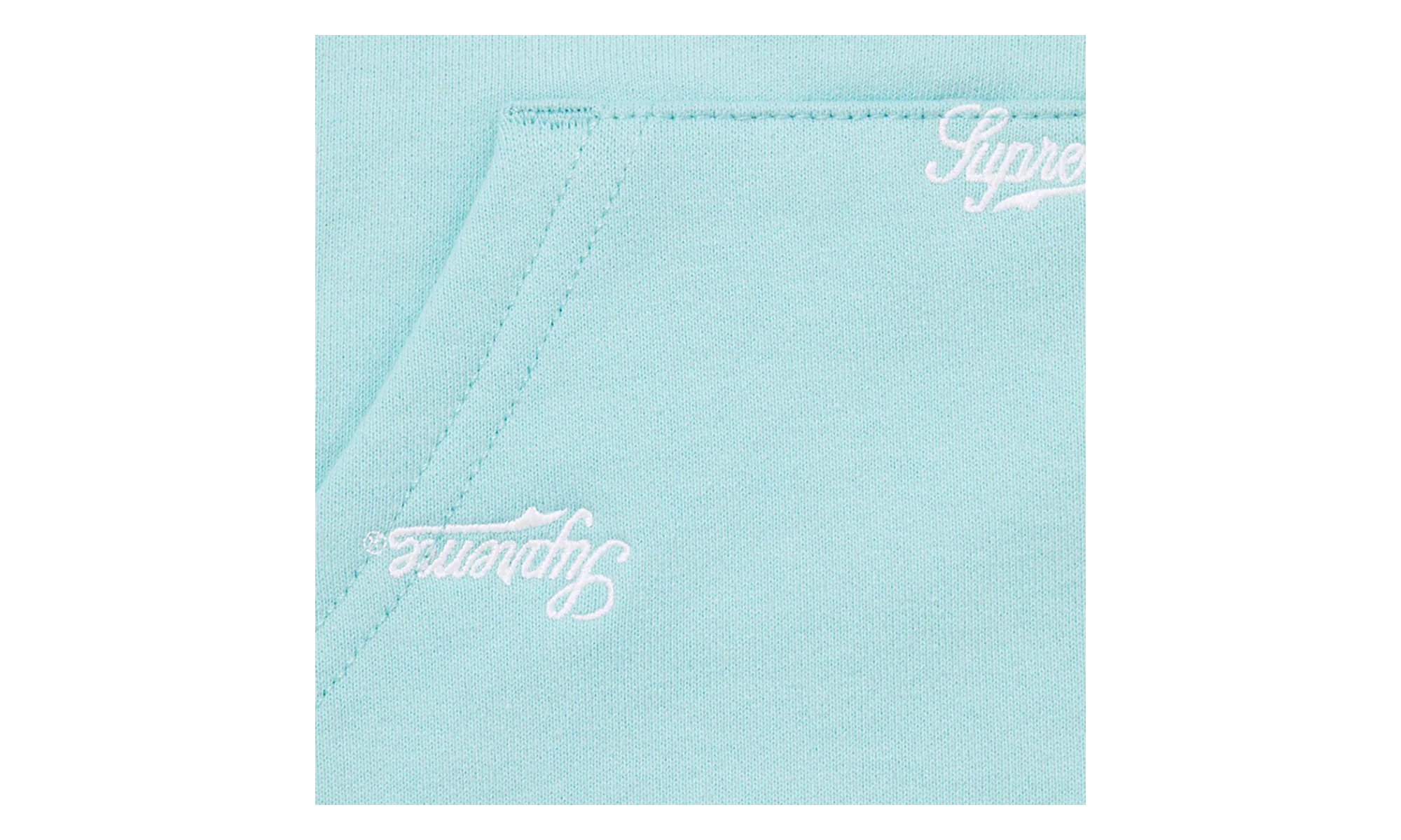 Repeat Script Zip Up Hoodie "FW25 - Aqua" SU27084