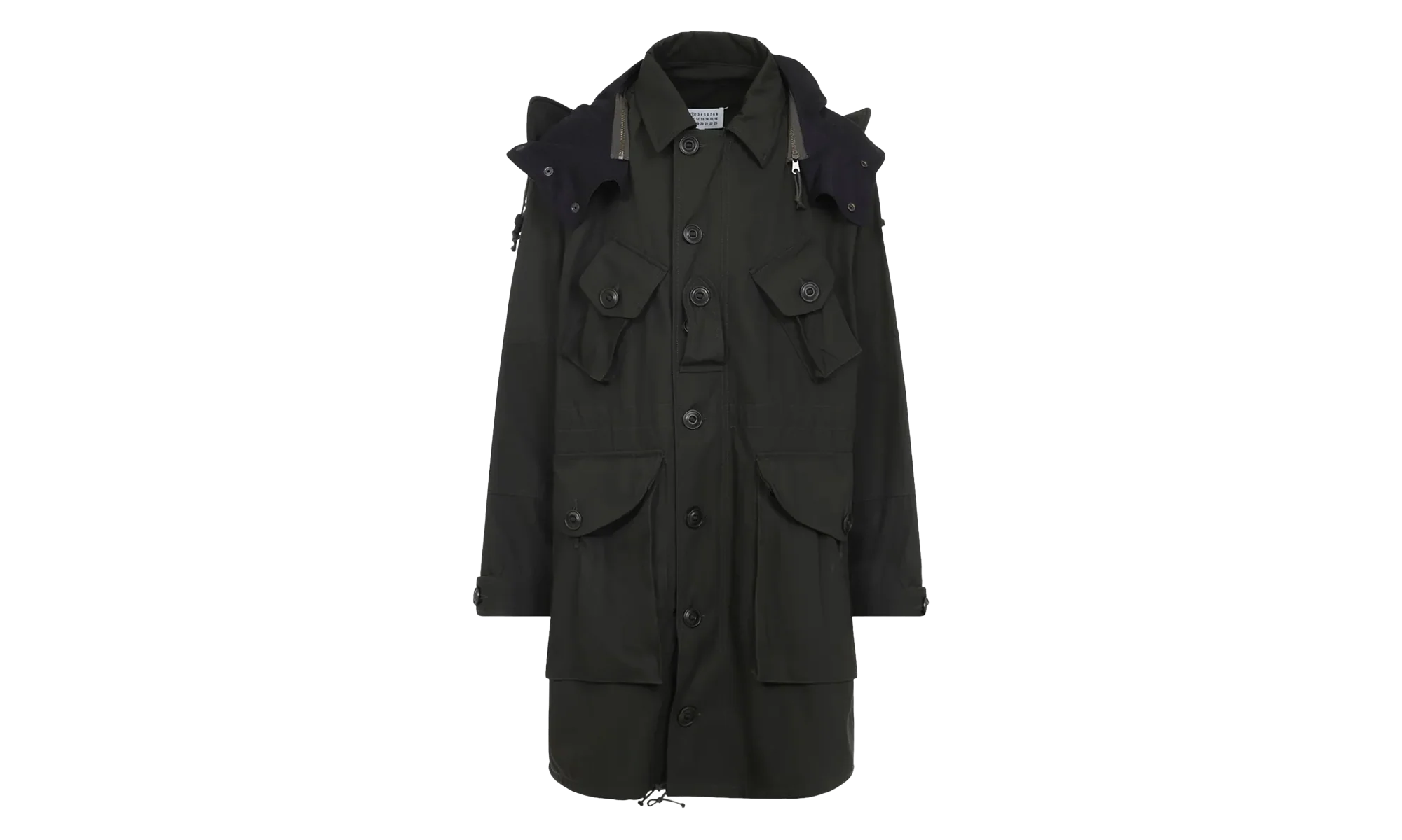 Twill Cargo Military Coat Olive "Olive Green" S50AM0642M35515814