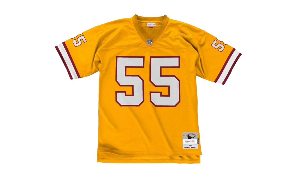 NFL Derrick Brooks Legacy Jersey "1995 Tampa Bay Buccaneers - Buccaneers Yellow" LGJYAC18115 TBBDKYW95DBK