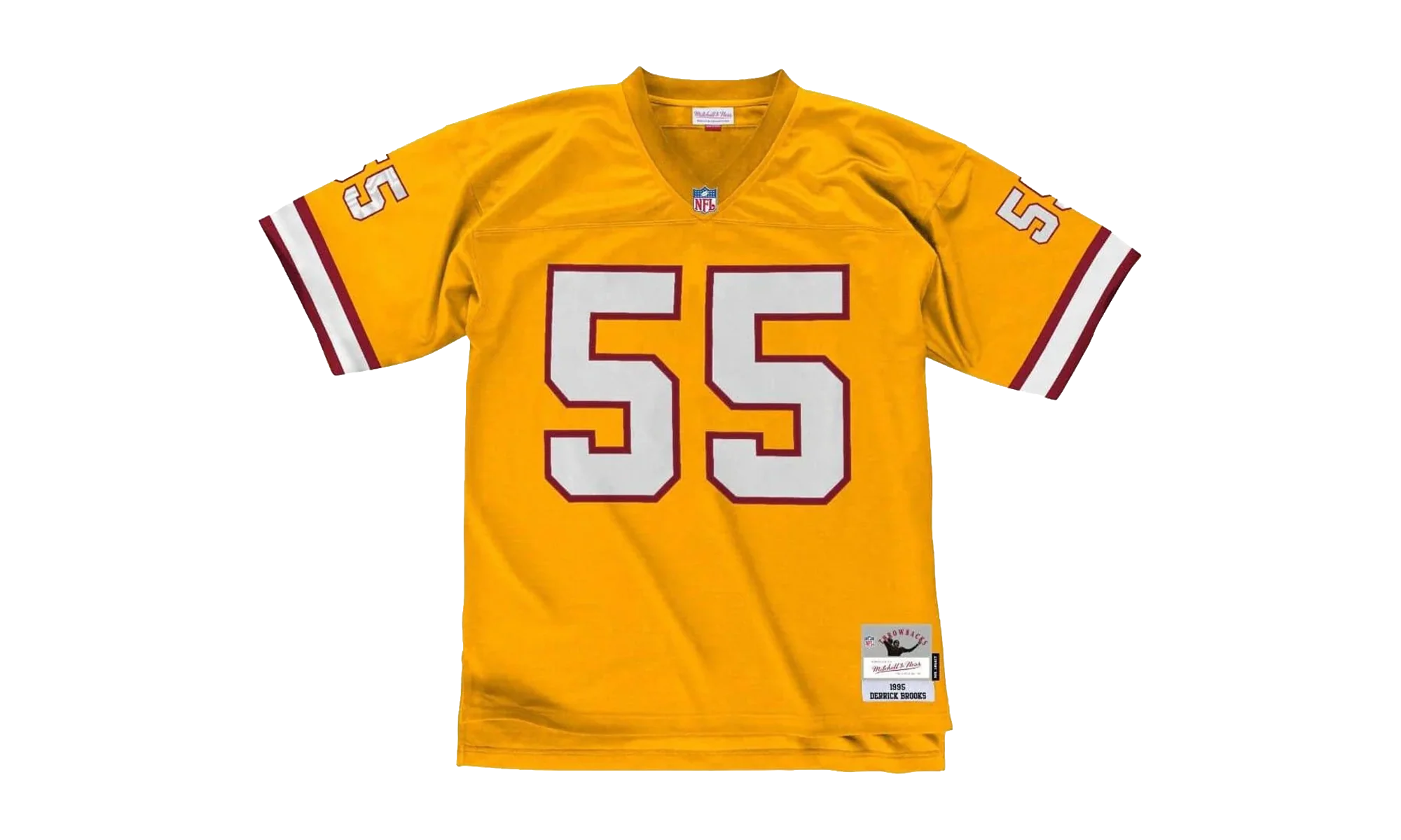 NFL Derrick Brooks Legacy Jersey "1995 Tampa Bay Buccaneers - Buccaneers Yellow" LGJYAC18115 TBBDKYW95DBK