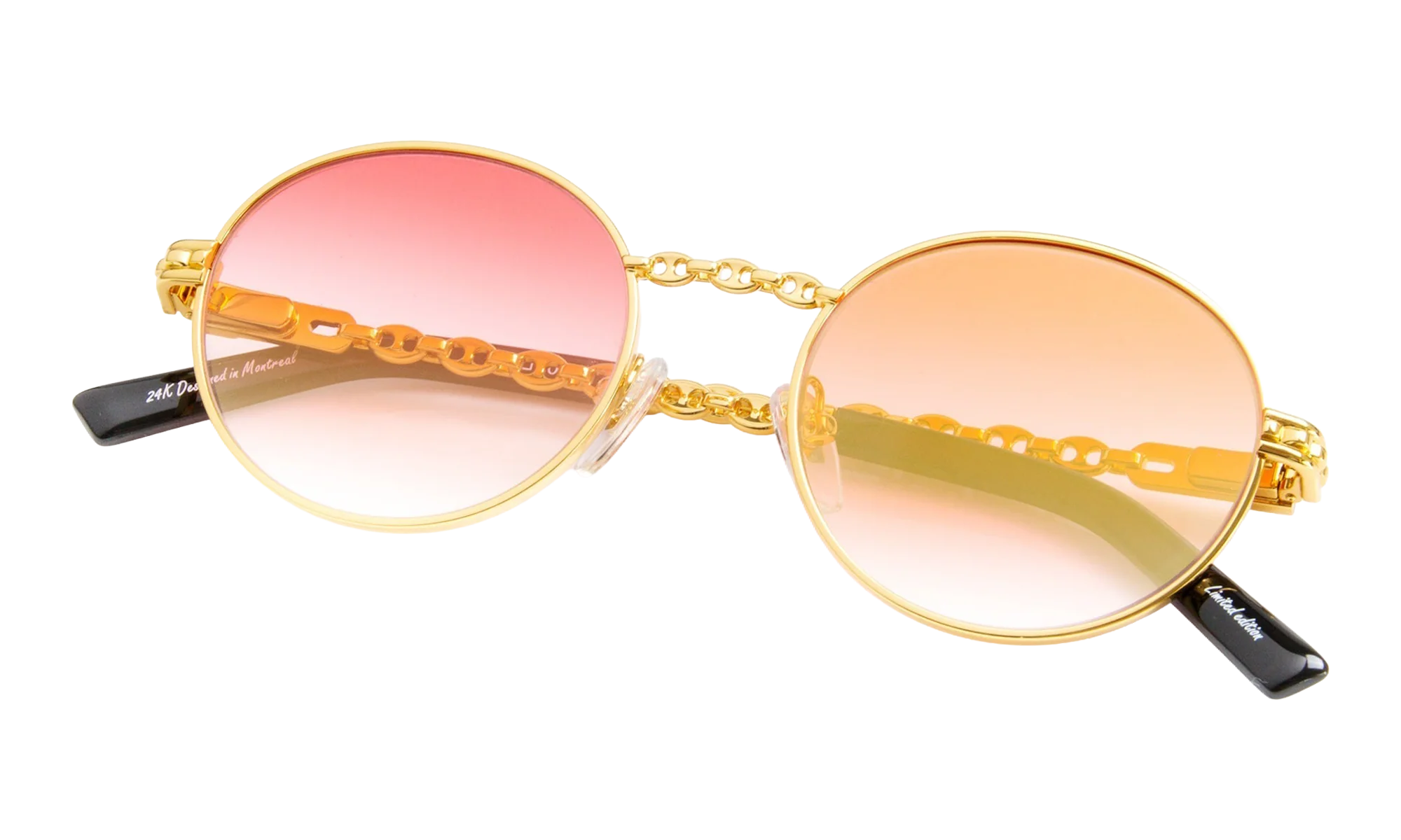 508 Mariner 24KT "Yellow Gold / Red Gradient Flash Gold" MN582 0005 18B4