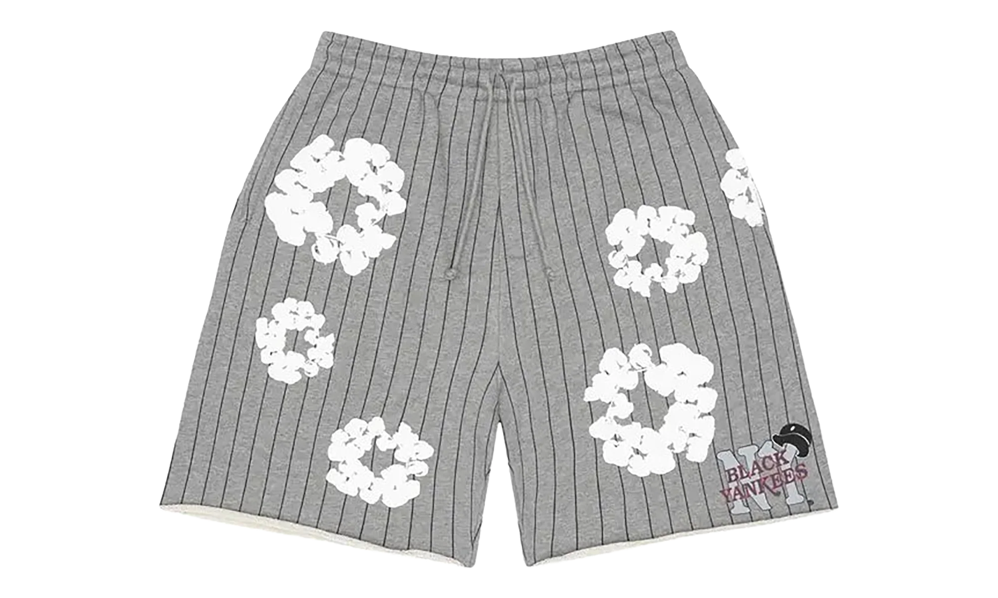 Pinstripe Wreath Sweatshorts "Grey" DT537