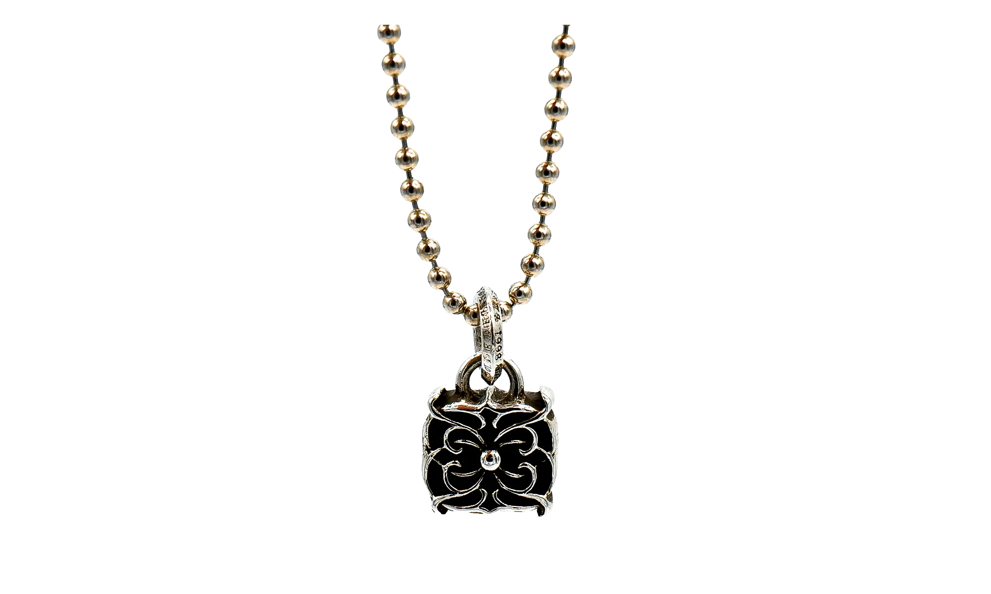 Butterfly Pendant and Ball Chain "Silver" CHRM0734