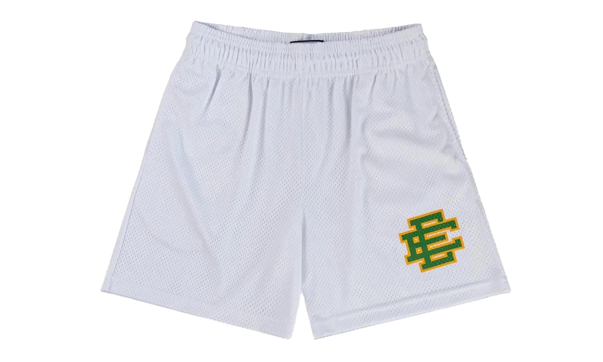 EE Basic Shorts "White / Green" EE201