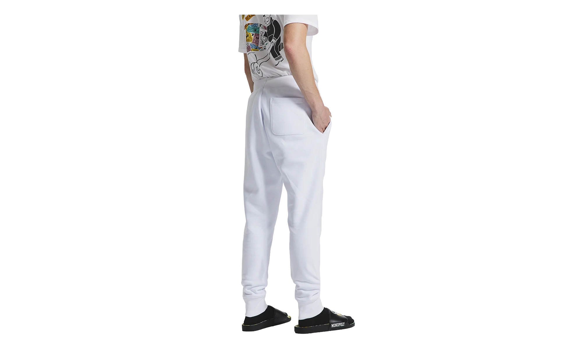 Monopoly Reverse Weave Jogger Pants "Script & Game Piece" P3700 590719045